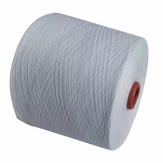 Textile Cotton Yarns 40s/1 Weaving and Knitting Dyed and Raw White Yarn