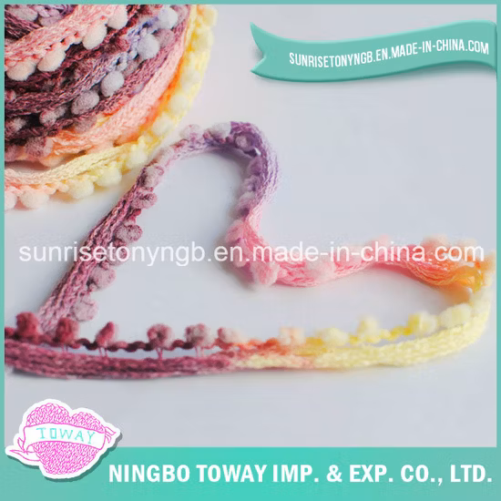 Strickmuster Kammgarn Farbe Island Chenille Crochet Fancy Yarn (FY